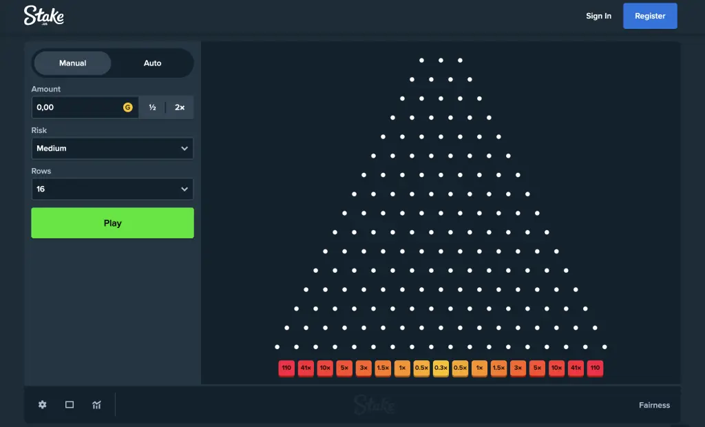 plinko demo account